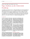 Vorschauseite 1: GESCHICHTE UND PHILOSOPHIE DES YOGA Yoga-Studium an der Universität Hamburg