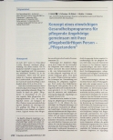 Vorschauseite 1: Konzept eines einwöchigen Gesundheitsprogramms für pflegende Angehörige gemeinsam mit ihrer pflegebedürftigen Person - „Pflegetandem"