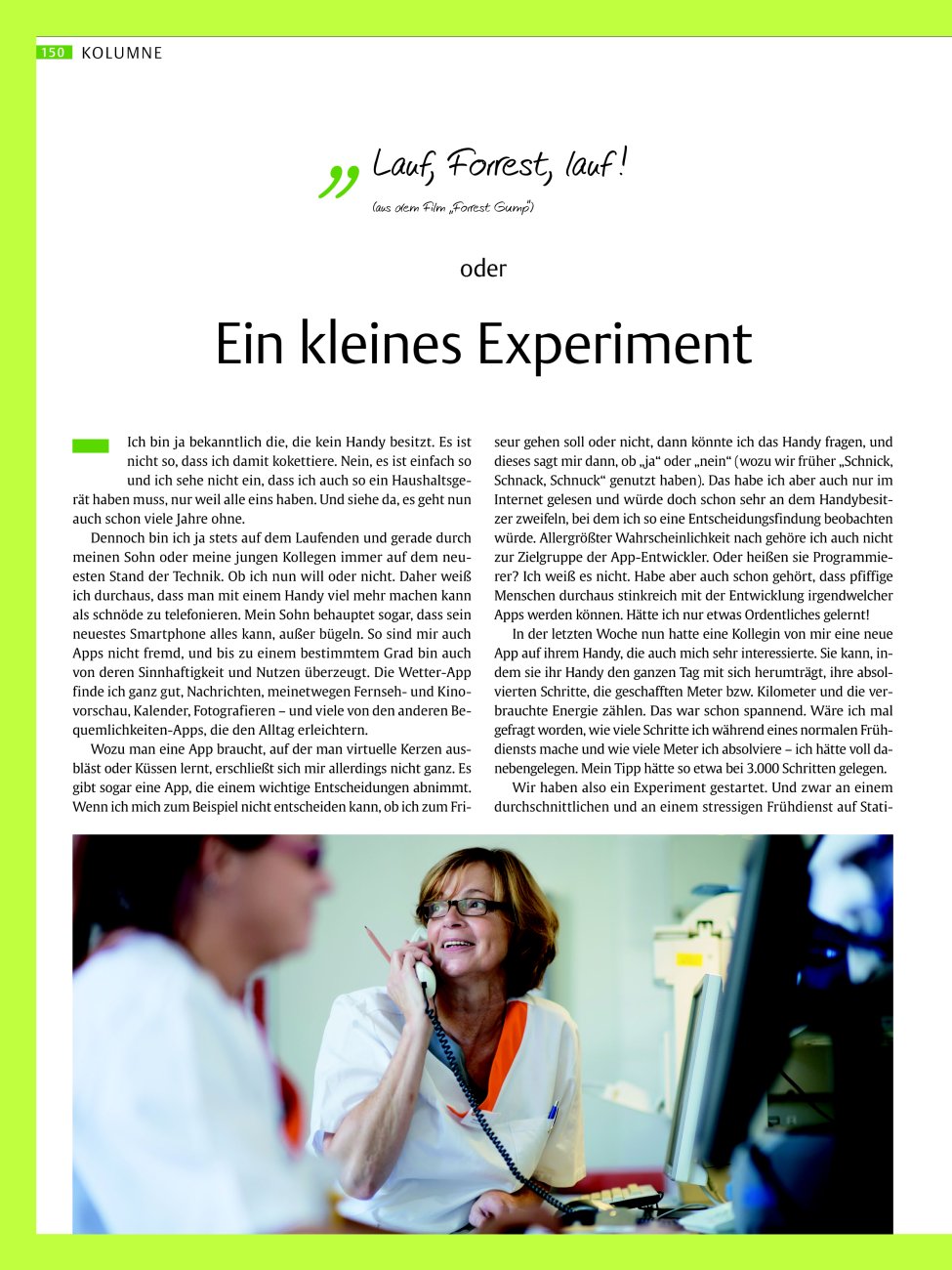 Vorschauseite 1: Ein kleines Experiment