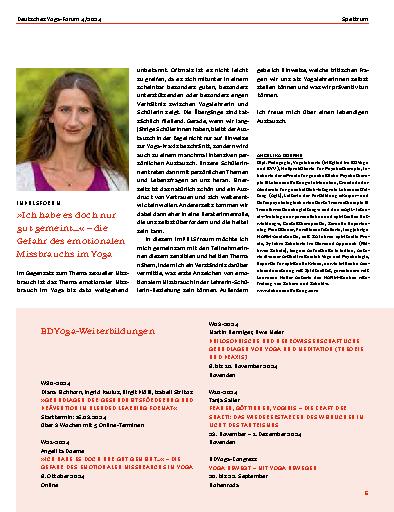 Vorschauseite 2: Spektrum Praxisgruppe "u-lab 1x 2024"