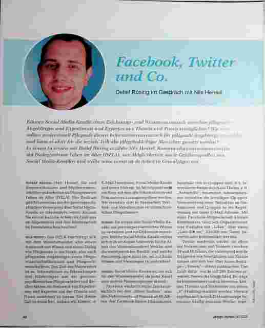 Vorschauseite 1: Facebook, Twitter und Co.