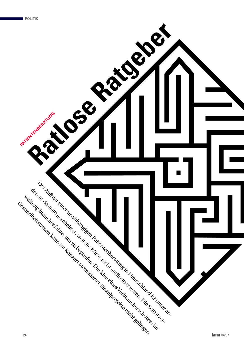 Vorschauseite 1: Ratlose Ratgeber
