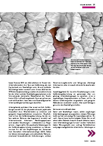 Vorschauseite 2: Wenn Erschöpfung krank macht