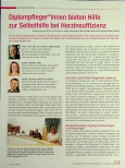 Vorschauseite 1: Diplom-Pfleger*innen bieten Hilfe zur Selbsthilfe bei Herzinsuffizienz