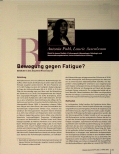 Vorschauseite 1: Bewegung gegen Fatigue? Einblicke in den aktuellen Wissensstand.