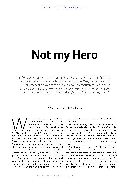 Vorschauseite 2: Not my Hero