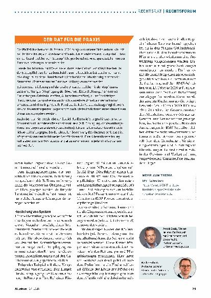 Vorschauseite 2: Vorsteueraufteilung berechnen: Neue Regelungen bei Essenslieferung