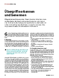 Vorschauseite 1: Übergriffe erkennen und benennen