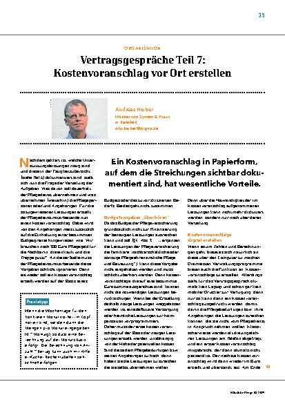Vorschauseite 1: Vertragsgespräche Teil 7: Kostenvoranschlag vor Ort erstellen
