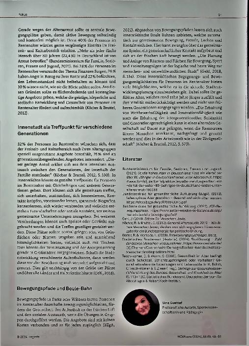 Vorschauseite 3: Lebenseinstellungen und Aktivitäten von Personen im Rentenalter