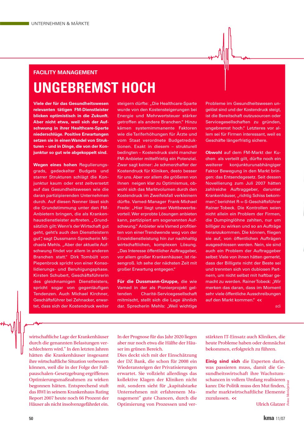 Vorschauseite 1: Ungebremst hoch