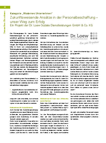 Vorschauseite 1: Zukunftsweisende Ansätze in der Personalbeschaffung – unser Weg zum Erfolg