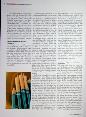 Vorschauseite 3: Stillen von Babys mit Down-Syndrom: Ergebnisse einer Elternbefragung der Geburtsjahrgänge 2020-2024*