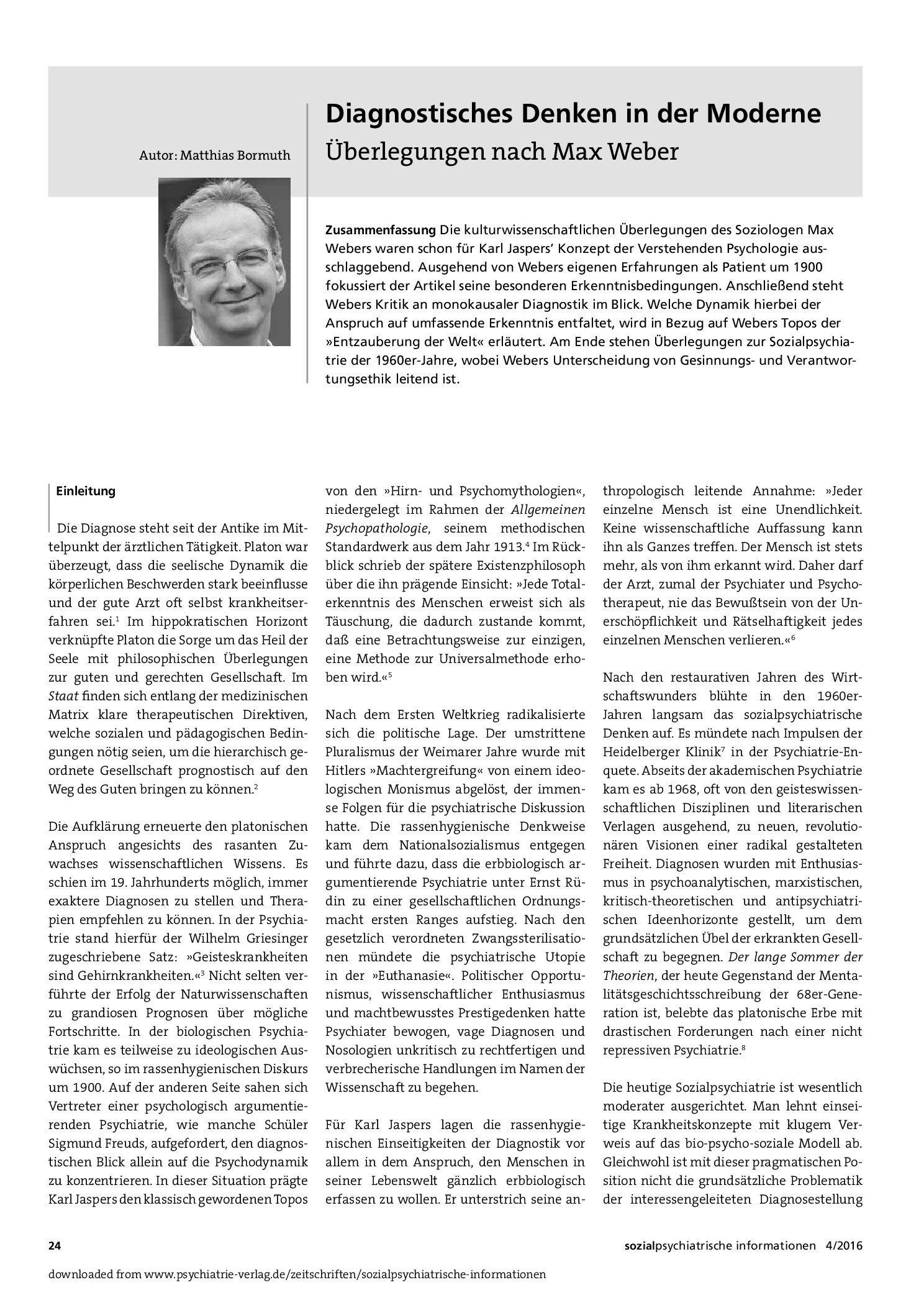 Vorschauseite 1: Diagnostisches Denken in der Moderne