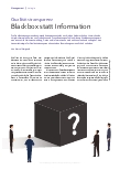 Vorschauseite 1: Qualitätstransparenz: Blackbox statt Information