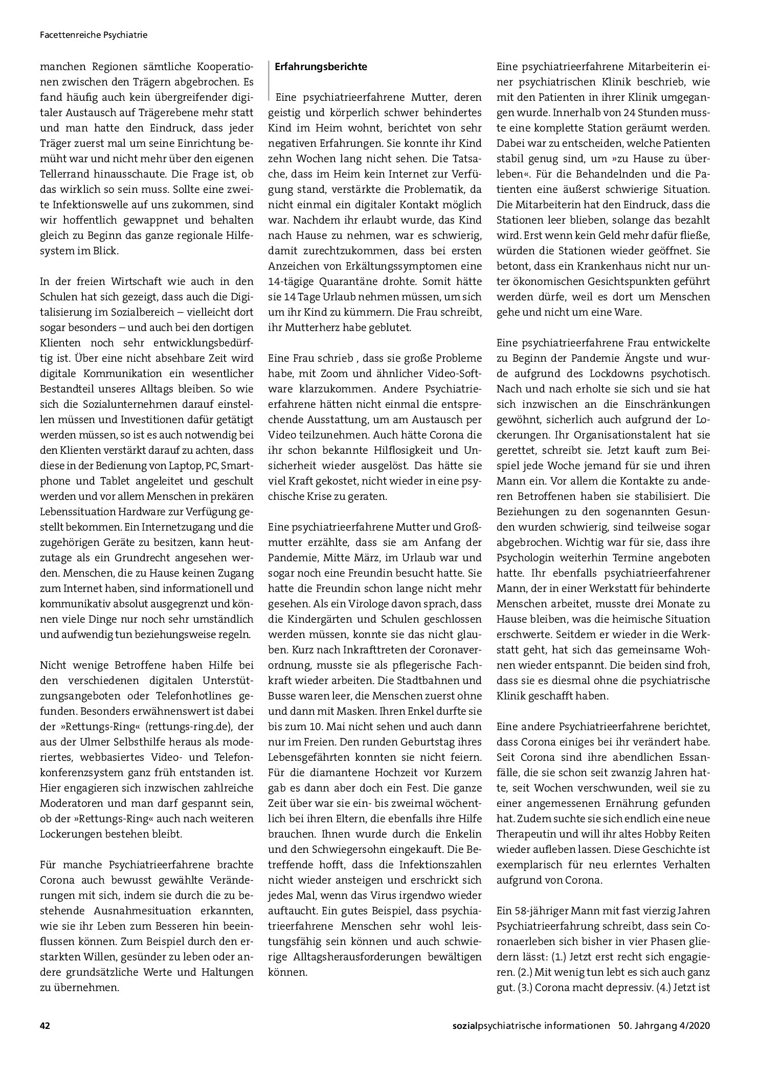 Vorschauseite 2: Corona-Streiflichter