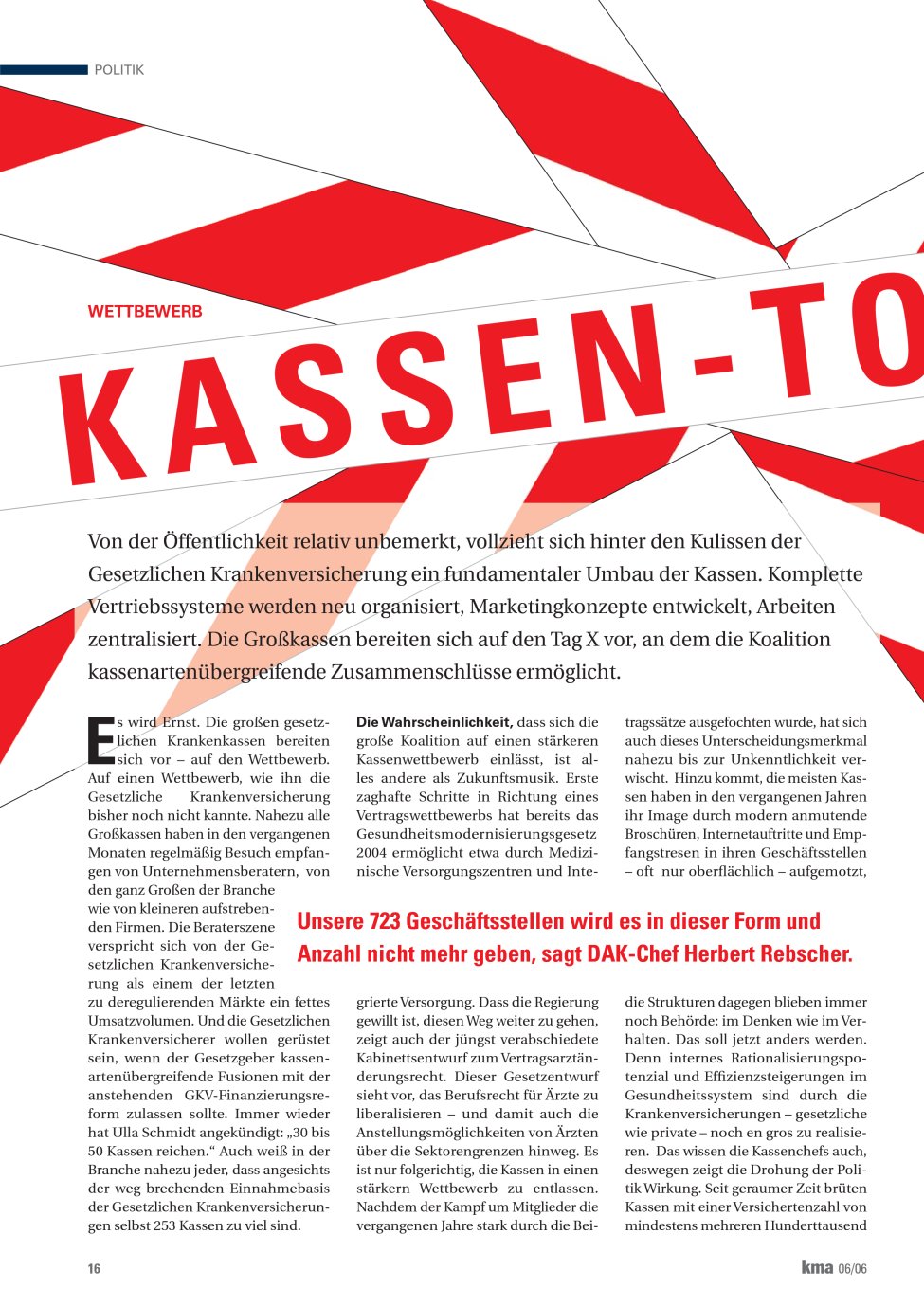 Vorschauseite 1: Kassen-Totalumbau