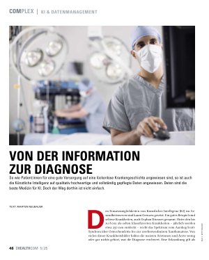 Vorschauseite 1: Von der Information zur Diagnose