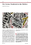 Vorschauseite 1: Die Corona-Pandemie in den Medien