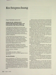 Vorschauseite 1: Rechtsprechung: Zum Wehrdienstrecht
