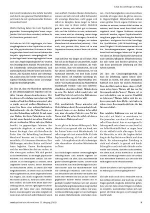 Vorschauseite 3: Das zähe Ringen um Haltung. Anspruch und Wirklichkeit bei psychiatrisch Tätigen