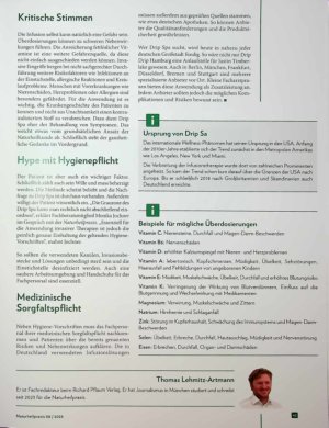 Vorschauseite 2: Was zum Drip? Der Trend Drip Spa
