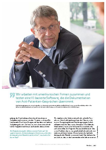 Vorschauseite 2: Unikliniken „Unser Defizit ist um 35 Prozent gesunken“