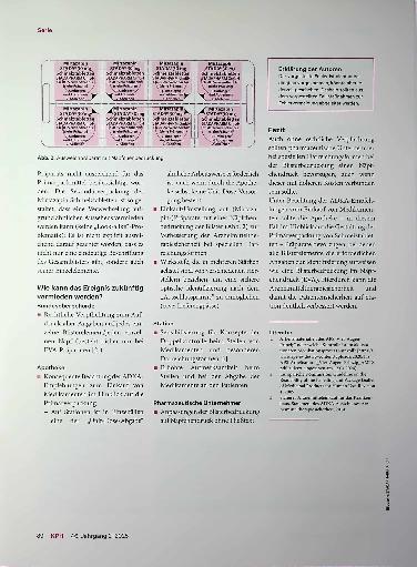 Vorschauseite 2: Was liegt in der Medikamentenbox? - Potenzielle Verwechslungsgefahr durch eingeschränkte Blisterbeschriftung