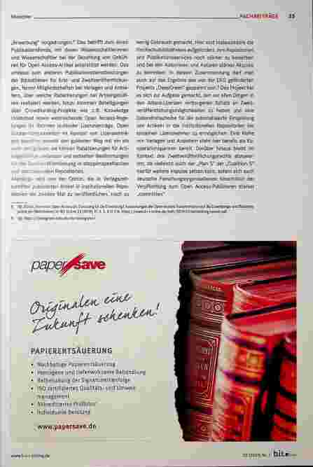 Vorschauseite 4: Zwischen DEAL, Open Access und klassischer Subskription: Aktuelle Trends in der „Erwerbung“