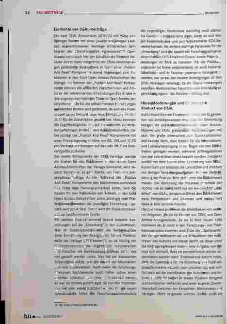 Vorschauseite 5: Zwischen DEAL, Open Access und klassischer Subskription: Aktuelle Trends in der „Erwerbung“