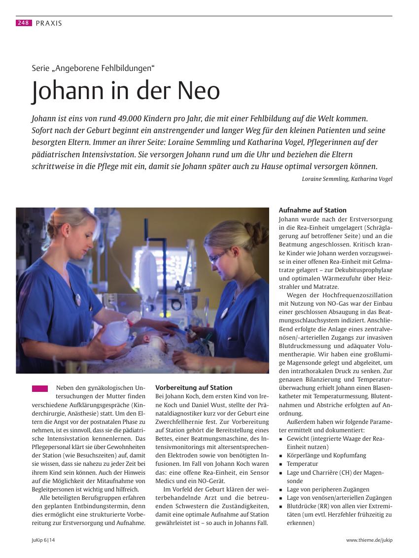 Vorschauseite 1: Johann in der Neo