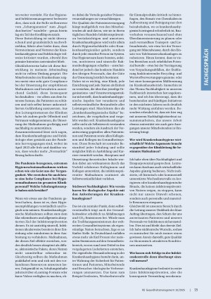 Vorschauseite 2: Von Pandemie-Müdigkeit zur hygienischen Kultur