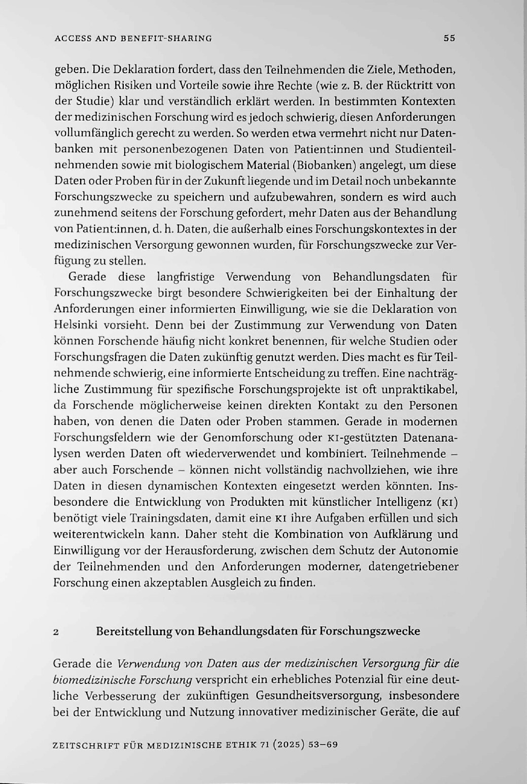 Vorschauseite 3: Access and Benefit-Sharing: Gesundheitsdaten in der medizinischen Forschung nutzen
