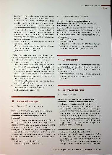 Vorschauseite 4: Gesetzgebung Parlamentarische Vorstösse