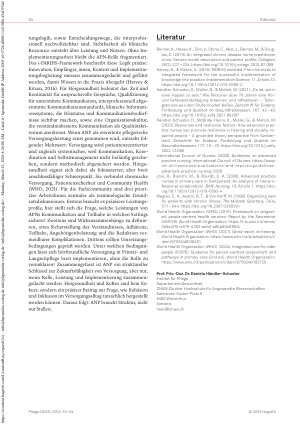 Vorschauseite 2: Kommunikative Resilienz in der Versorgung stärken: Advanced Nursing Practice mit Fokus Hörgesundheit