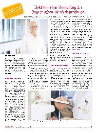 Vorschauseite 1: Elektronisches Monitoring der hygienischen Händedesinfektion