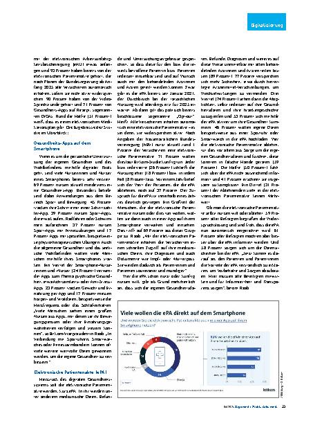 Vorschauseite 2: Deutsche wollen die Digitalisierung des Gesundheitswesens – aber die Hälfte fühlt sich überfordert