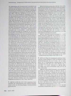 Vorschauseite 4: Zum sonstigen Recht Unangemessene Verfahrensdauer eines personalvertretungsrechtlichen Beschlussverfahrens