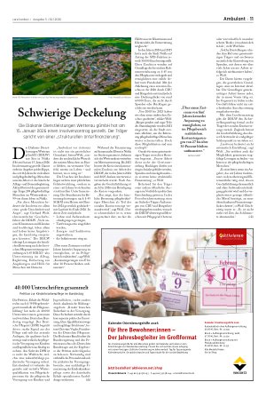 Vorschauseite 1: Schwierige Deckelung