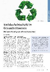 Vorschauseite 1: Kreislaufwirtschaft im Gesundheitswesen: Mit Remanufacturing zum grüneren Krankenhaus
