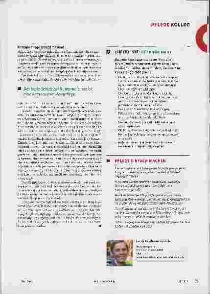 Vorschauseite 2: Hautpflege unter Kompressionstherapie