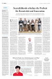 Vorschauseite 1: Auszubildende erhalten die Freiheit für Kreativität und Innovation.
