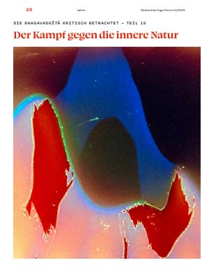 Vorschauseite 1: Der Kampf gegen die innere Natur