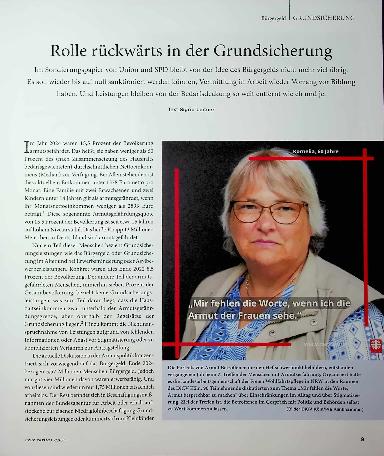 Vorschauseite 1: Rolle rückwärts in der Grundsicherung