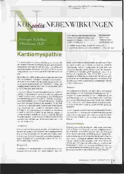 Vorschauseite 1: Kardiomyopathie