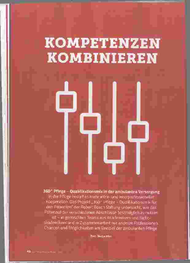 Vorschauseite 1: KOMPETENZEN KOMBINIEREN