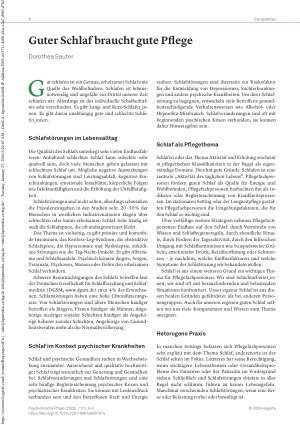 Vorschauseite 1: Guter Schlaf braucht gute Pflege