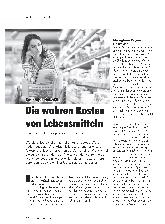 Vorschauseite 1: Die wahren Kosten von Lebensmitteln