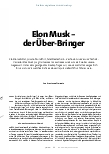 Vorschauseite 1: Elon Musk – der Überbringer