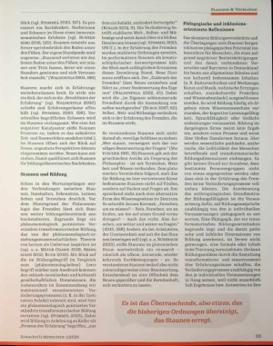 Vorschauseite 4: Staunen: Bildungstheoretische und inklusionsorientierte Reflexionen